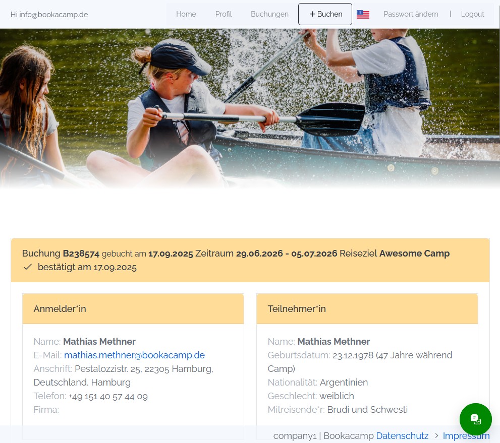 Customer Portal screenshot